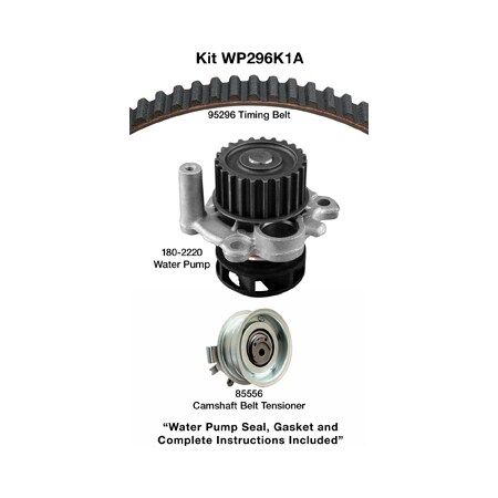 Dayco 98-06 Vw 2L Water Pump Kit, Wp296K1A WP296K1A